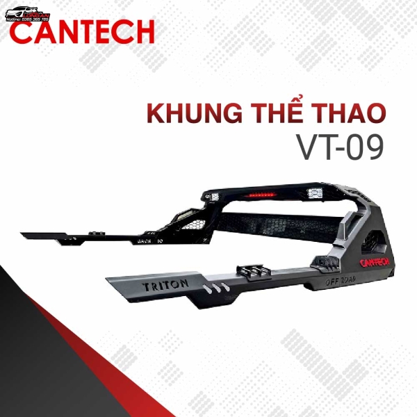 Khung Thể Thao Cantech VT09 | Thanh Thể Thao Raptor 2023