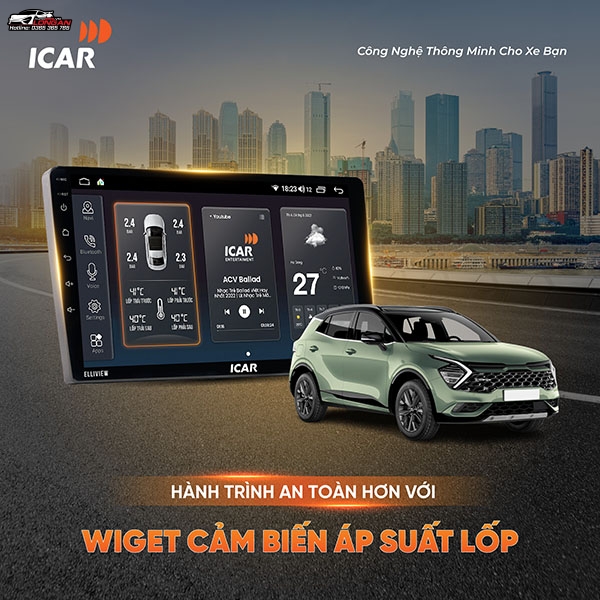 Màn hình android ICAR Elliview U4 premium