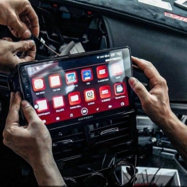 LẮP MÀN HÌNH ANDROID Ô TÔ BẾN LỨC LONG AN