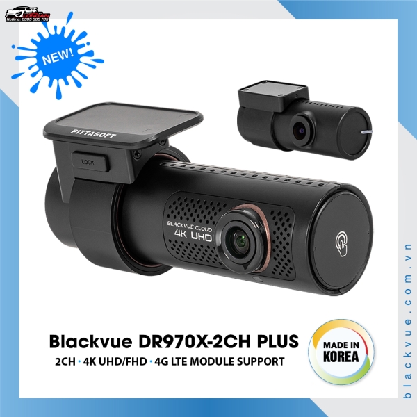 CAMERA HÀNH TRÌNH Ô TÔ CAO CẤP 4K BLACKVUE DR970X-2CH