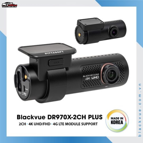 CAMERA HÀNH TRÌNH Ô TÔ CAO CẤP 4K BLACKVUE DR970X-2CH