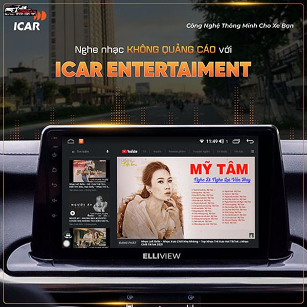 Màn hình android ICAR Elliview U4 premium